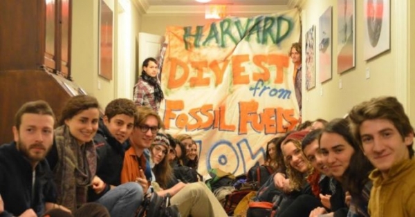 &quot;Our goal of disrupting business as usual this morning was absolutely met,&quot; read a statement on Tuesday from Divest Harvard students.